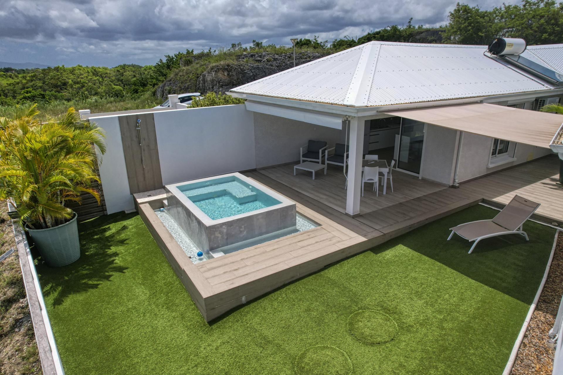 1.Location villa 1 chambre picine Le Gosier Guadeloupe